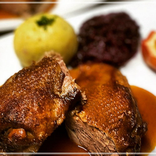 Gleich vorbestellen | Knusprige Brust oder Keule von der Gans